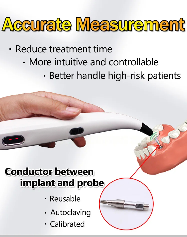 Denta Implant Stability Tester Implant Osseointegration Monitor ISQ Meter